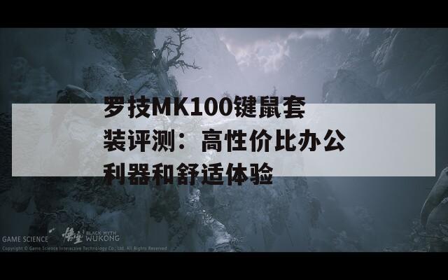 罗技MK100键鼠套装评测：高性价比办公利器和舒适体验