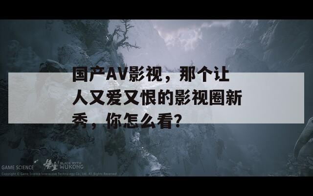 国产AV影视，那个让人又爱又恨的影视圈新秀，你怎么看？