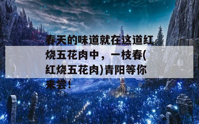 春天的味道就在这道红烧五花肉中，一枝春(红烧五花肉)青阳等你来尝！