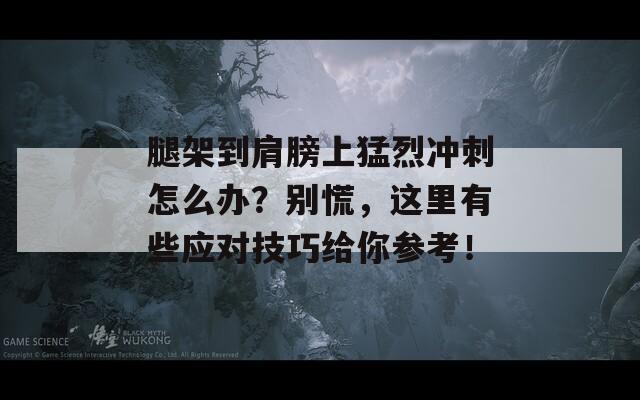 腿架到肩膀上猛烈冲刺怎么办？别慌，这里有些应对技巧给你参考！