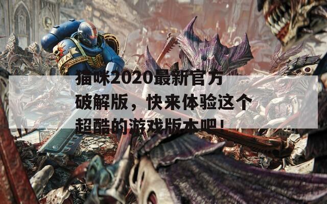 猫咪2020最新官方破解版，快来体验这个超酷的游戏版本吧！