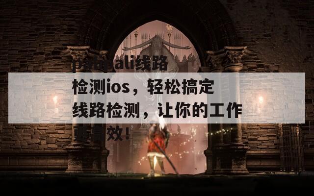 palipali线路检测ios，轻松搞定线路检测，让你的工作更高效！  第1张