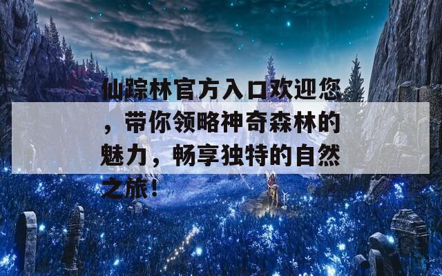 仙踪林官方入口欢迎您，带你领略神奇森林的魅力，畅享独特的自然之旅！  第1张