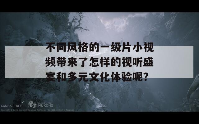 不同风格的一级片小视频带来了怎样的视听盛宴和多元文化体验呢？