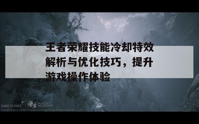 王者荣耀技能冷却特效解析与优化技巧，提升游戏操作体验